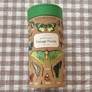 Cavallini & Co. Entomology Butterfly & Moth Vintage Puzzle 1000 pieces